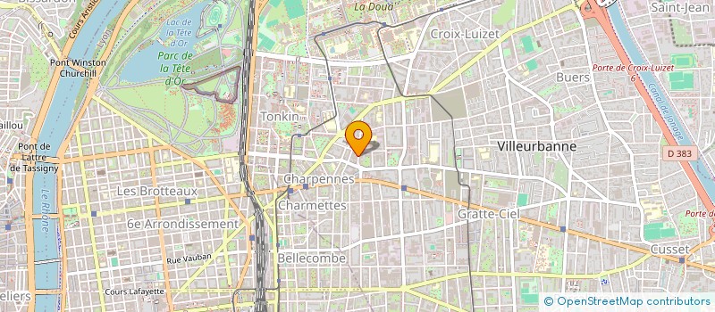 localisation de l'entreprise LES SYMPLECTIQUES  VILLEURBANNE