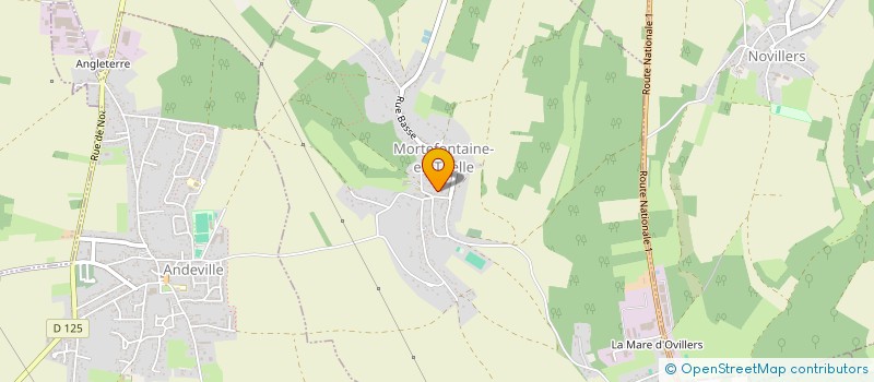 localisation de l'entreprise LES T'CHOUPINOUX  LABOISSIERE-EN-THELLE