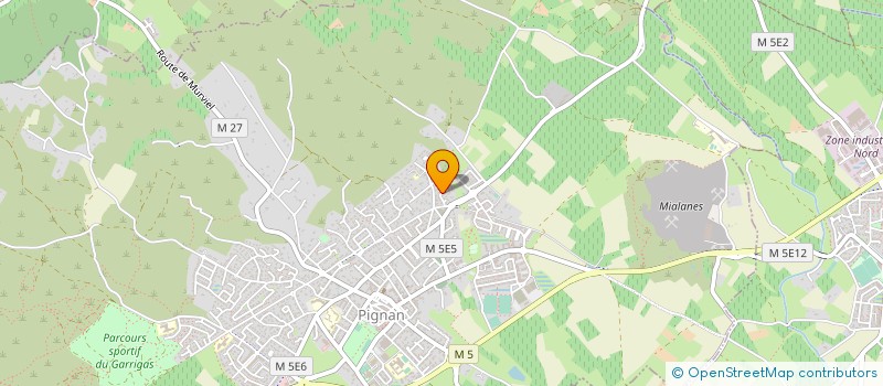 localisation de l'entreprise LES T'PACAPS DU 4L  PIGNAN