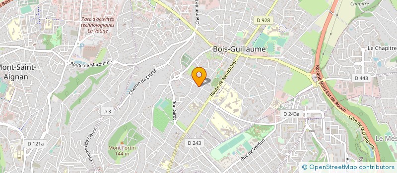 localisation de l'entreprise LES TABELLIONS à BOIS-GUILLAUME