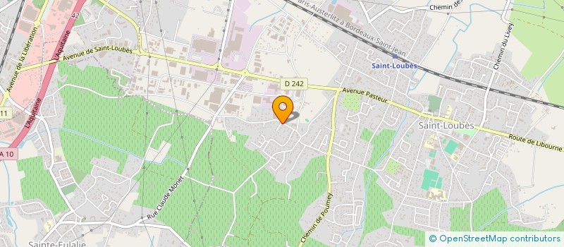 localisation de l'entreprise LES TABERNOTTES 47  SAINT-LOUBES