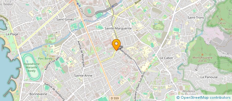 localisation de l'entreprise LES TABLES D'ORIENTATION à MARSEILLE