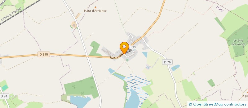 localisation de l'entreprise LES TABLES DE MARCOURT  MANY