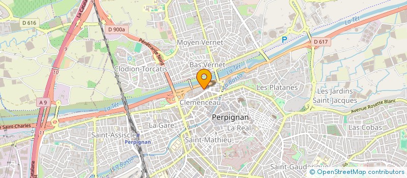 localisation de l'entreprise LES TABLES DU CASTILLET  PERPIGNAN