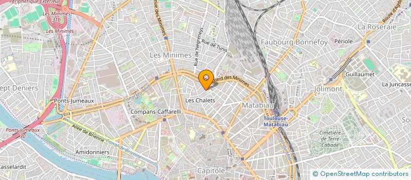 localisation de l'entreprise LES TABLES DU CHATEAU à TOULOUSE