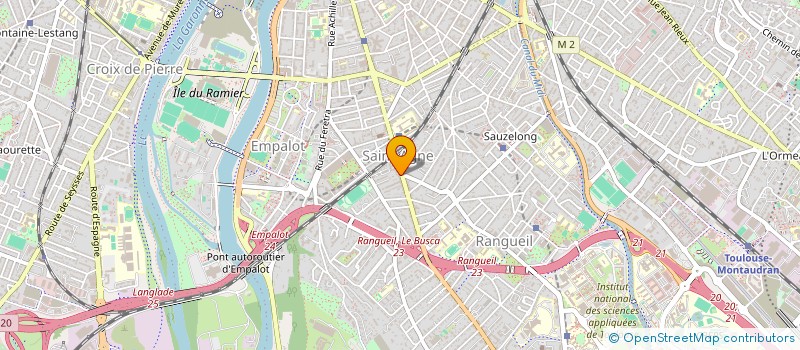 localisation de l'entreprise LES TABLIERS SOLIDAIRES à TOULOUSE