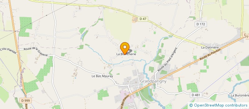 localisation de l'entreprise LES TABLOTINS  GRANDPARIGNY