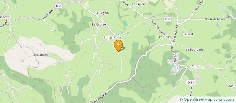 localisation de l'entreprise LES TACOTS FIGEACOIS  LISSAC-ET-MOURET