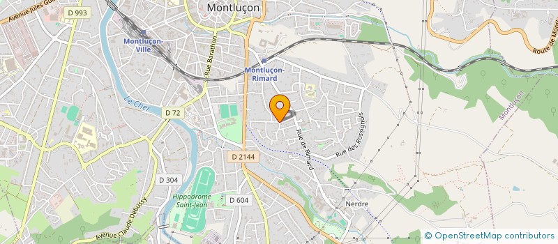 localisation de l'entreprise LES TACOTS MONTLUCONNAIS à MONTLUCON