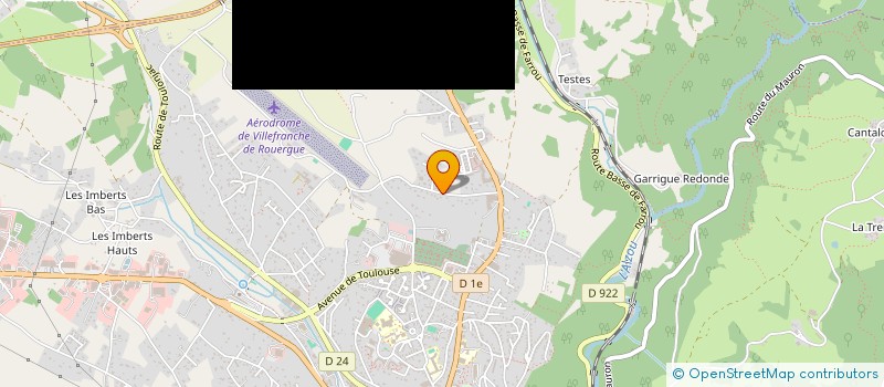 localisation de l'entreprise LES TAILLADES  VILLEFRANCHE-DE-ROUERGUE