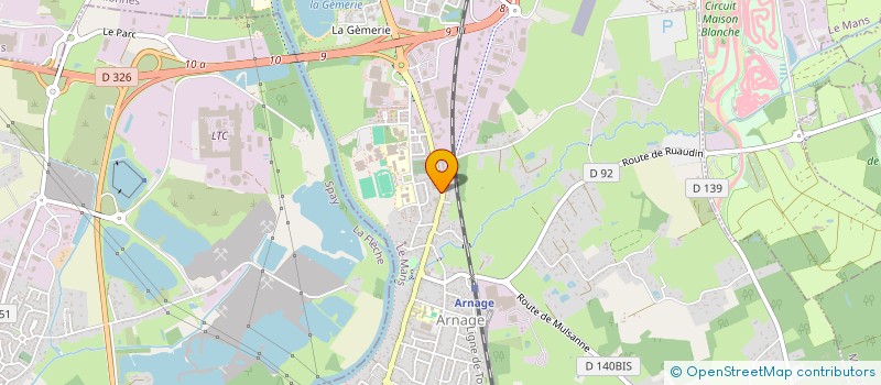 localisation de l'entreprise LES TAILLEURS DE BIERES à ARNAGE