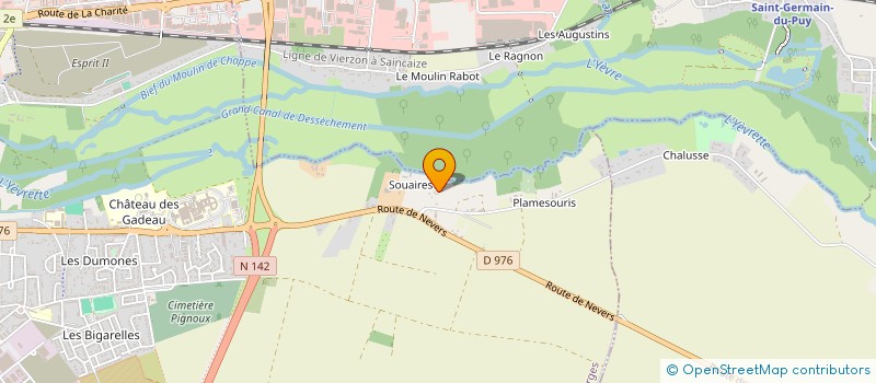 localisation de l'entreprise LES TAILLEURS DE PIERRE  BOURGES