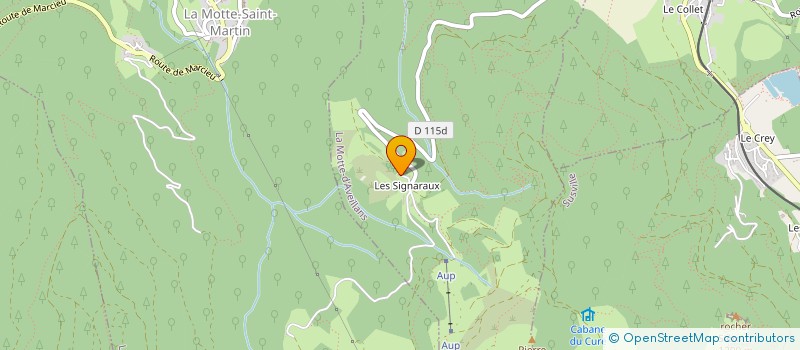 localisation de l'entreprise LES TALUS DE SENEPY  LA MOTTE-D'AVEILLANS