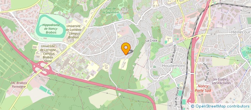 localisation de l'entreprise LES TALUS DU SABLON  VANDUVRE-LES-NANCY