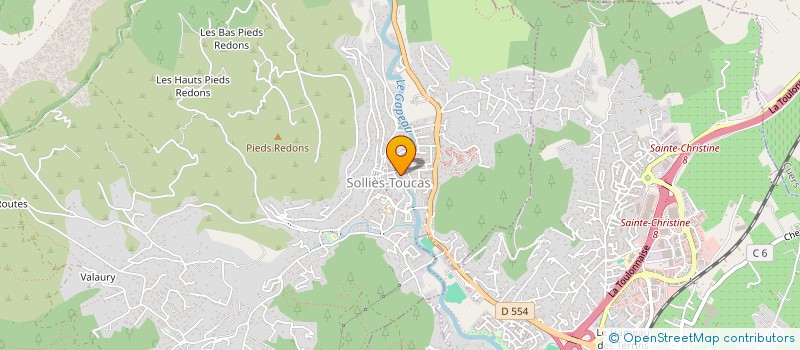 localisation de l'entreprise LES TAMALOU  SOLLIES-TOUCAS