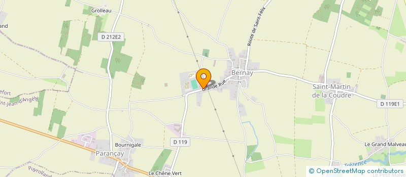 localisation de l'entreprise LES TAMALOUS 17  BERNAY-SAINT-MARTIN