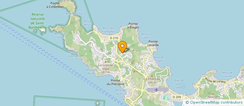 localisation de l'entreprise LES TAMARINIERS à SAINT BARTHELEMY