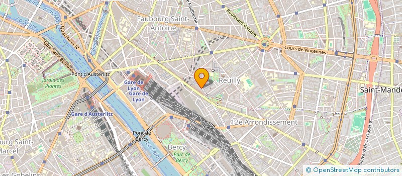 localisation de l'entreprise LES TAMARIS à PARIS
