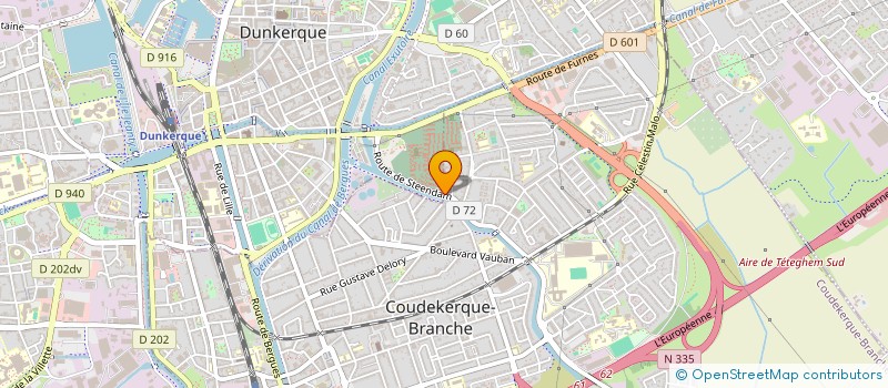 localisation de l'entreprise LES TAMARIS  COUDEKERQUE-BRANCHE