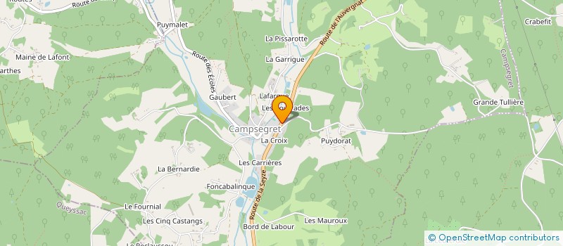localisation de l'entreprise LES TAMARIS à CAMPSEGRET