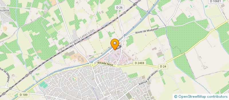 localisation de l'entreprise LES TAMARIS  MAUGUIO