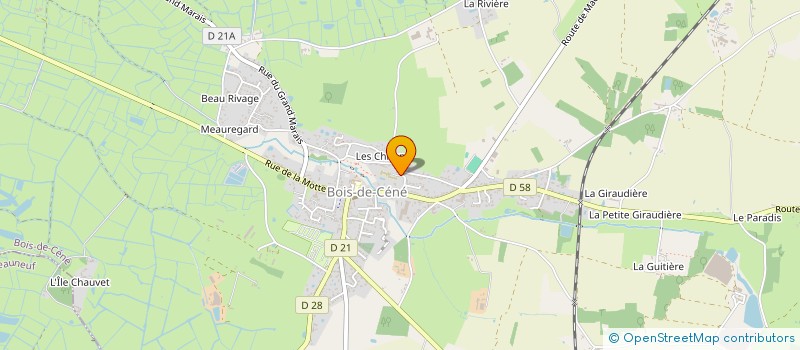 localisation de l'entreprise LES TAMARIS à BOIS-DE-CENE