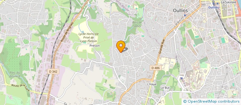 localisation de l'entreprise LES TAMARIS  SAINT-GENIS-LAVAL