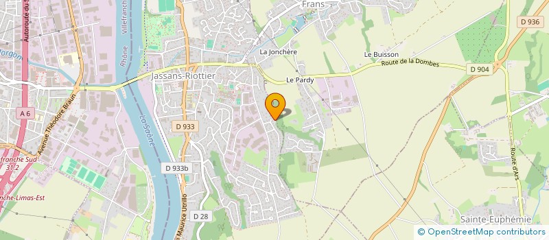 localisation de l'entreprise LES TAMARIS à FRANS