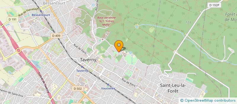 localisation de l'entreprise LES TAMPONS  TAVERNY