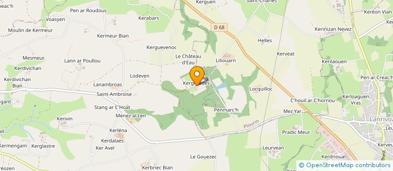 localisation de l'entreprise LES TAN TAD DE KERGROADEZ  BRELES