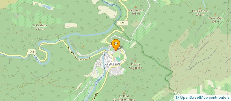 localisation de l'entreprise LES TANINS D'ABORD  LAGRASSE