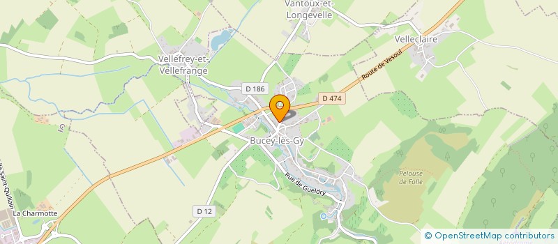 localisation de l'entreprise LES TANNERIES  BUCEY-LES-GY