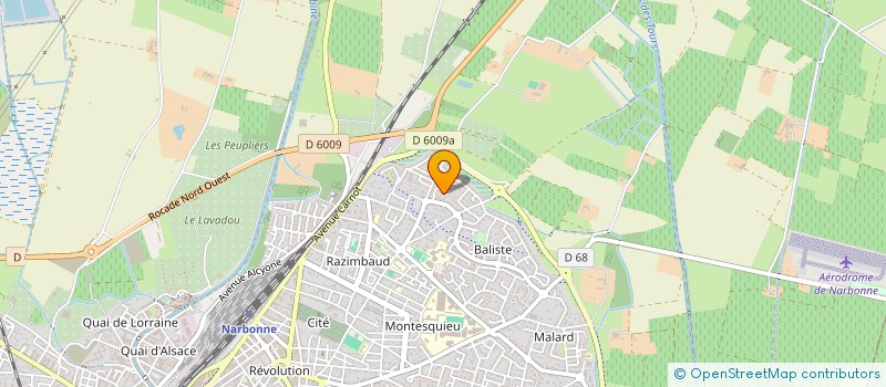 localisation de l'entreprise LES TANNEURS à NARBONNE
