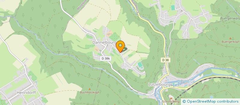 localisation de l'entreprise LES TANNEURS DE LA ZORN  GARREBOURG