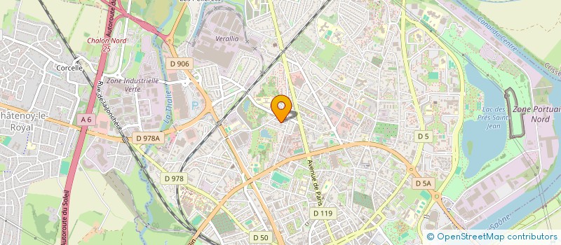 localisation de l'entreprise LES TANUKIS à CHALON-SUR-SAONE