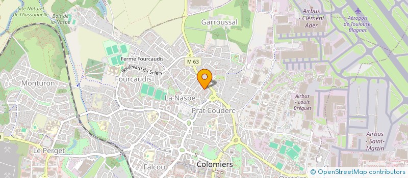 localisation de l'entreprise LES TAOUPETS à COLOMIERS