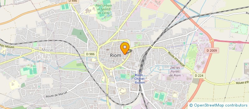 localisation de l'entreprise LES TAPEURS DE CARTONS  RIOM