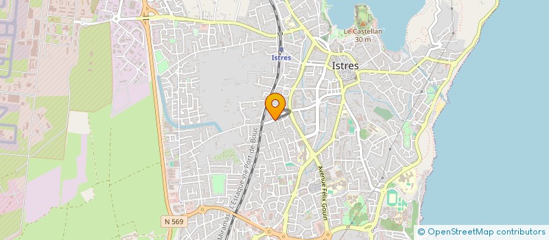 localisation de l'entreprise LES TAPISSIERS DES ALPILLES  ISTRES