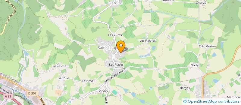 localisation de l'entreprise LES TARA'BISCOTES  VINDRY-SUR-TURDINE