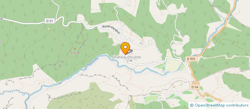 localisation de l'entreprise LES TARANTES DE CHATEAUDOUBLE à CHATEAUDOUBLE