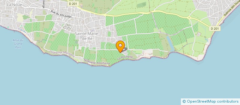 localisation de l'entreprise LES TARDIGRADES  SAINTE-MARIE-DE-RE