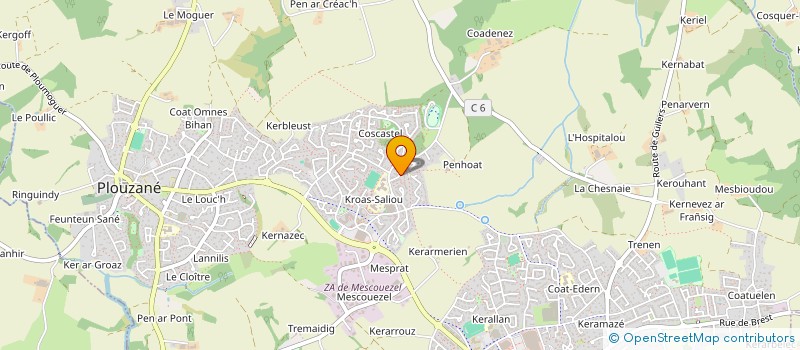 localisation de l'entreprise LES TARSI  PLOUZANE