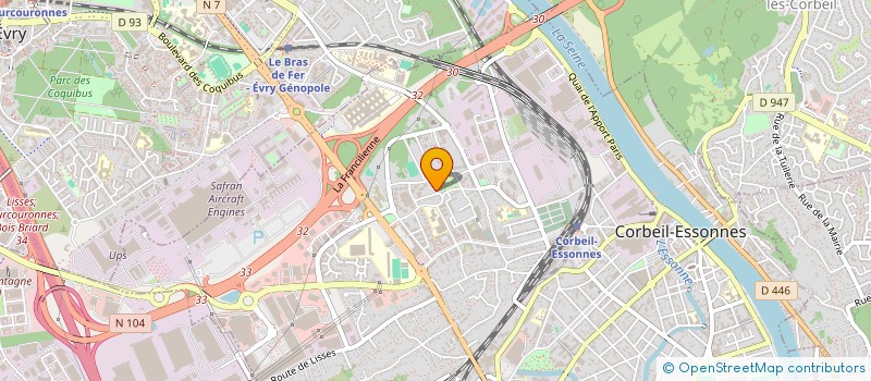 localisation de l'entreprise LES TARTERETS 2000 à CORBEIL-ESSONNES