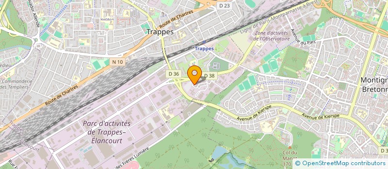 localisation de l'entreprise LES TARTIFUMES  TRAPPES