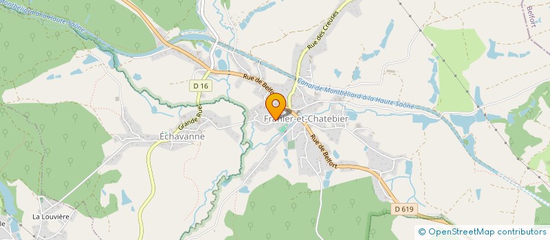 localisation de l'entreprise LES TARTIGNOLES à FRAHIER-ET-CHATEBIER