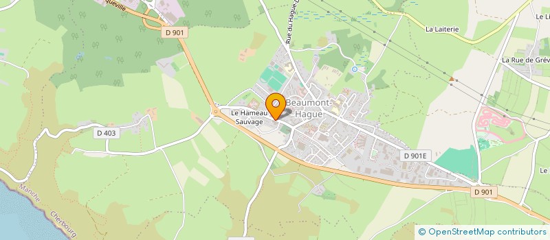 localisation de l'entreprise LES TATAQUETS  LA HAGUE