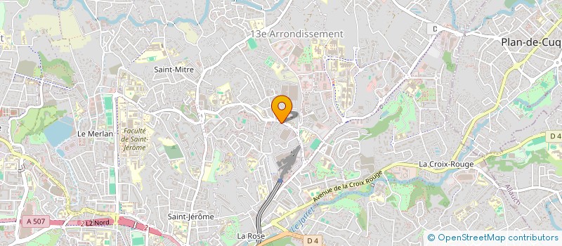localisation de l'entreprise LES TAULIERS à MARSEILLE