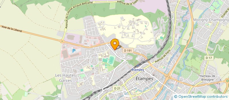localisation de l'entreprise LES TAUPES à ETAMPES