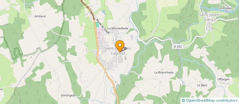 localisation de l'entreprise LES TAXIS CHALENCON  BEAUNE-SUR-ARZON