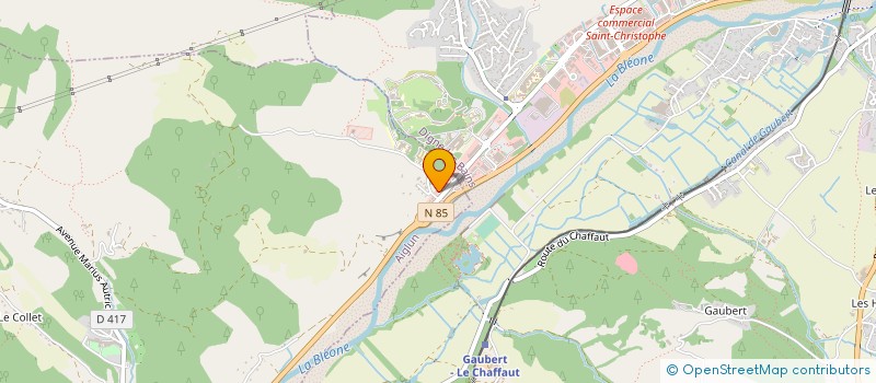 localisation de l'entreprise LES TAXIS DE LA BLEONE à AIGLUN